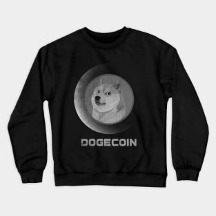 Vintage Dogecoin DOGE Coin To The Moon Crypto Token Cryptocurrency Blockchain Wallet Birthday Gift For Men Women Kids Crewneck Sweatshirt